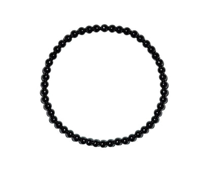 Onyx Armband auf weißem Hintergrund