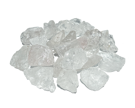 Bergkristall Rohsteine - 200 g Natürliche Edelsteine | Brunnen- und Wassersteine