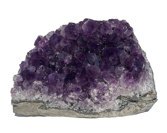 ﻿Amethyst Stufe - Amethyst Kristalle zum Aufladen - Drusensegment
