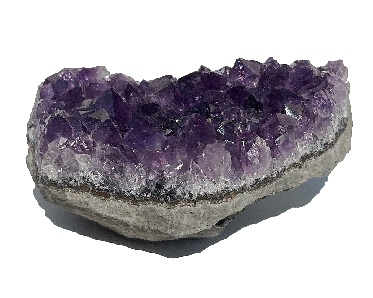 Amethyst Stufe - Amethyst Kristalle zum Aufladen - Drusensegment