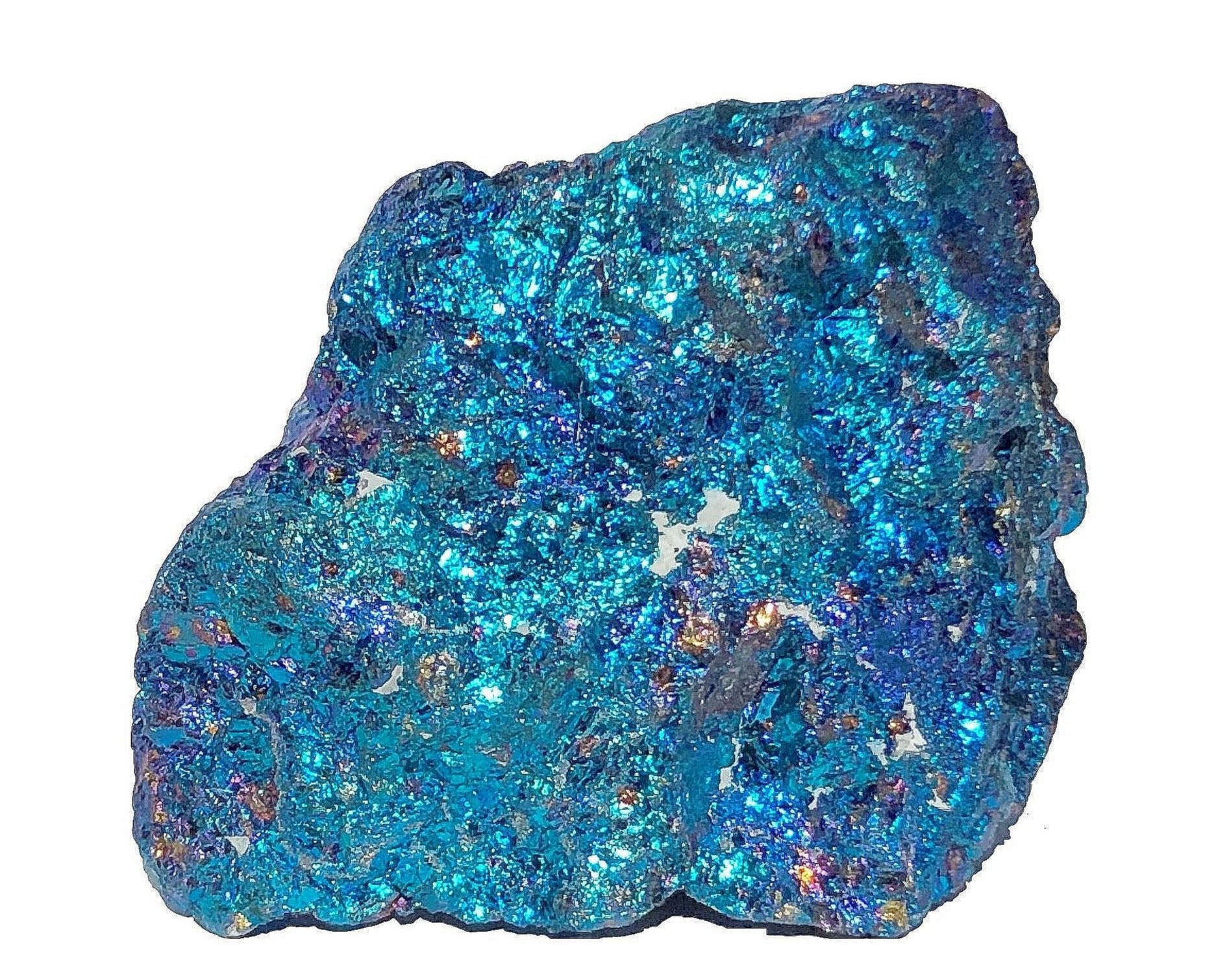 Buntkupfer Rohstein - Chalkopyrit Buntkupferkies - irisierende Farben