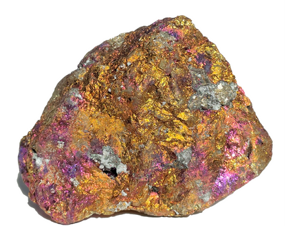Buntkupfer Rohstein - Chalkopyrit Buntkupferkies - irisierende Farben
