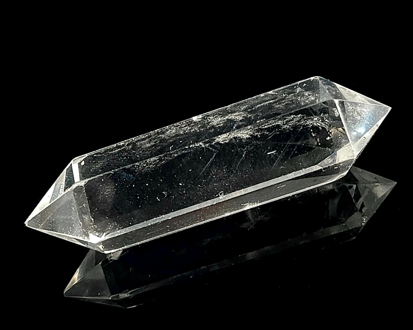 Bergkristall Doppelender - Kristalltherapie - Bergkristall Spitze poliert