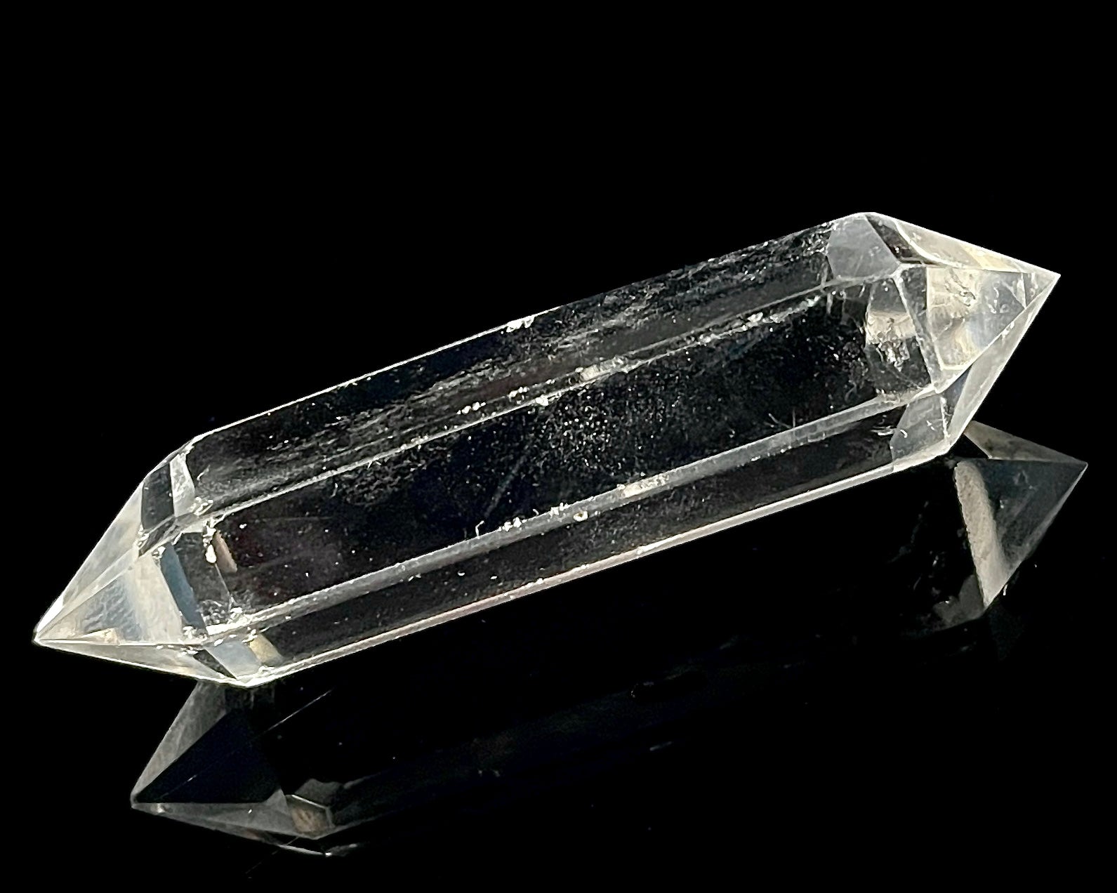 Bergkristall Doppelender - Kristalltherapie - Bergkristall Spitze poliert