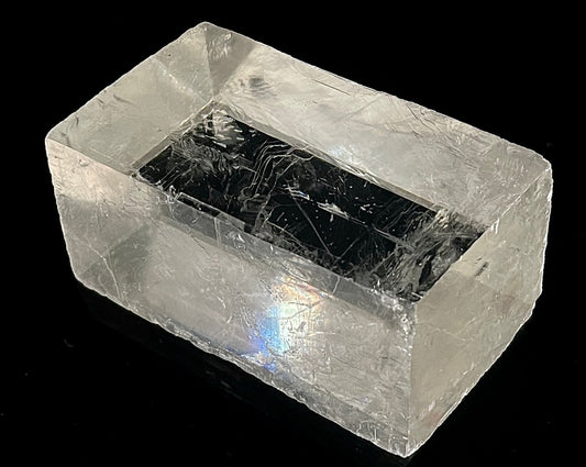 optischer Calcit - Rohstein Islandspat Doppelspat - Iceland Spar natur