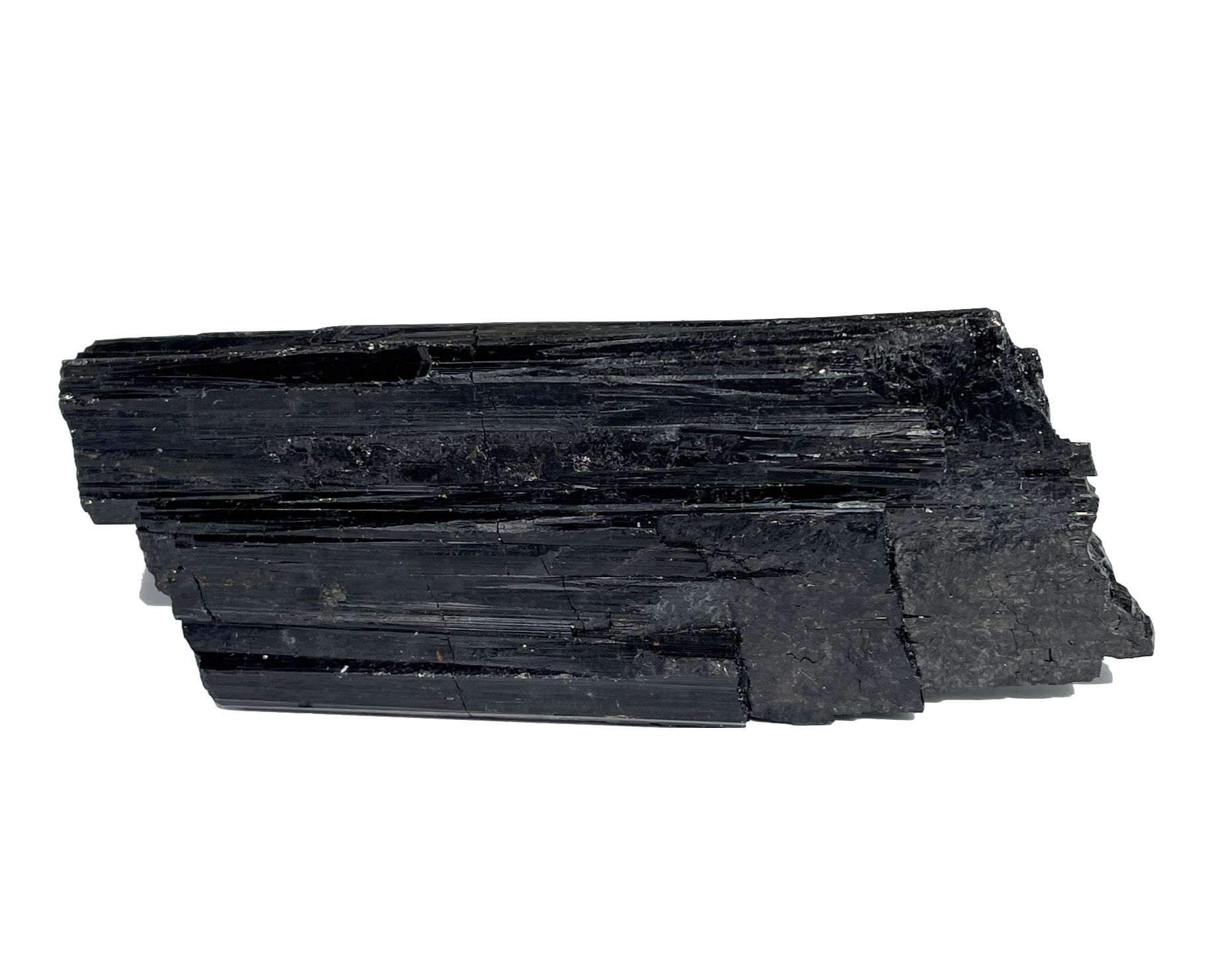 schwarzer Turmalin Schörl - Rohstein Wasserstein - Kristall natur