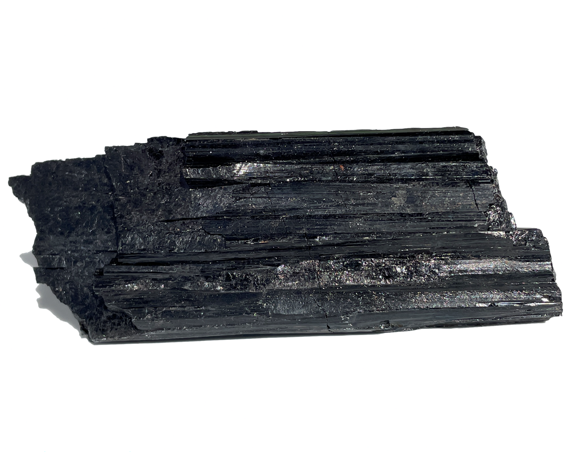 schwarzer Turmalin Schörl - Rohstein Wasserstein - Kristall natur