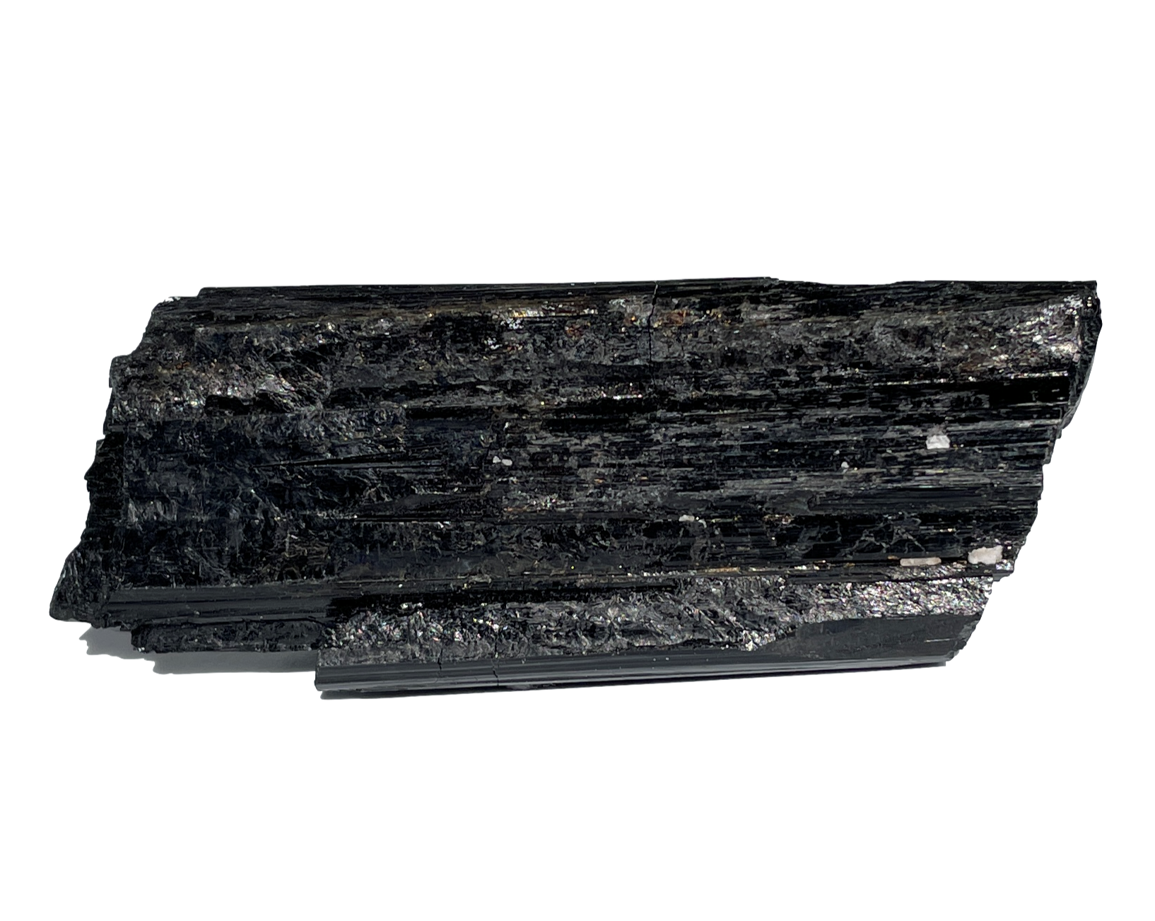 schwarzer Turmalin Schörl - Rohstein Wasserstein - Kristall natur