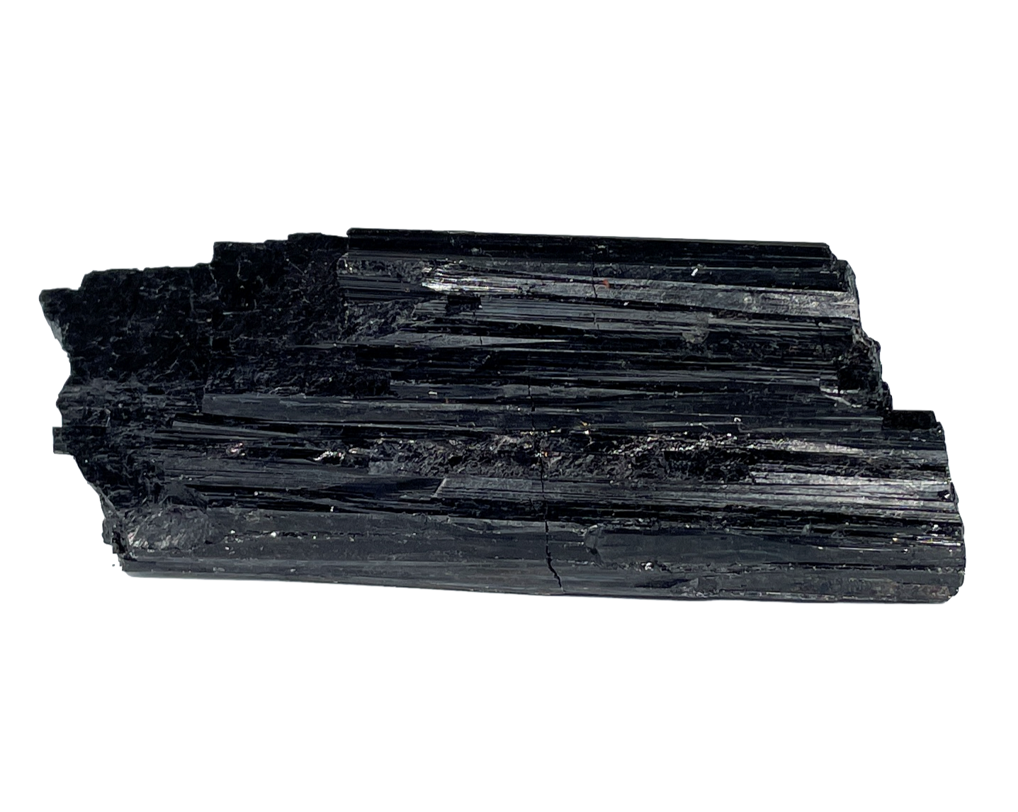 schwarzer Turmalin Schörl - Rohstein Wasserstein - Kristall natur