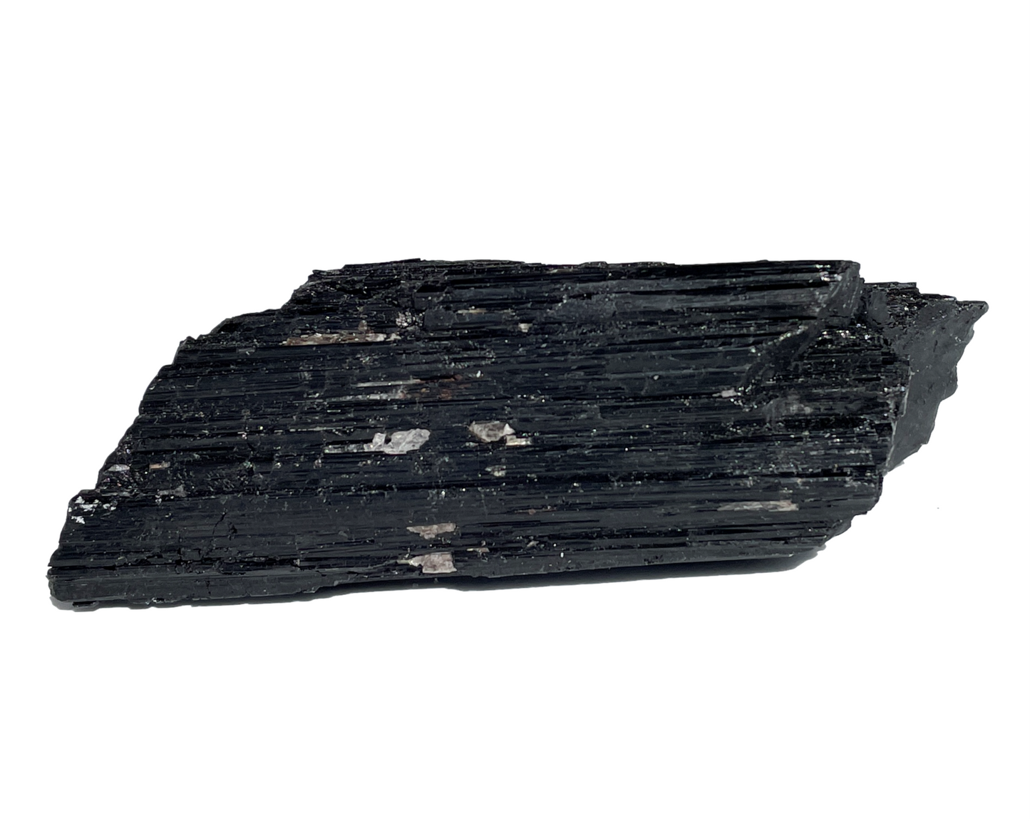 schwarzer Turmalin Schörl - Rohstein Wasserstein - Kristall natur