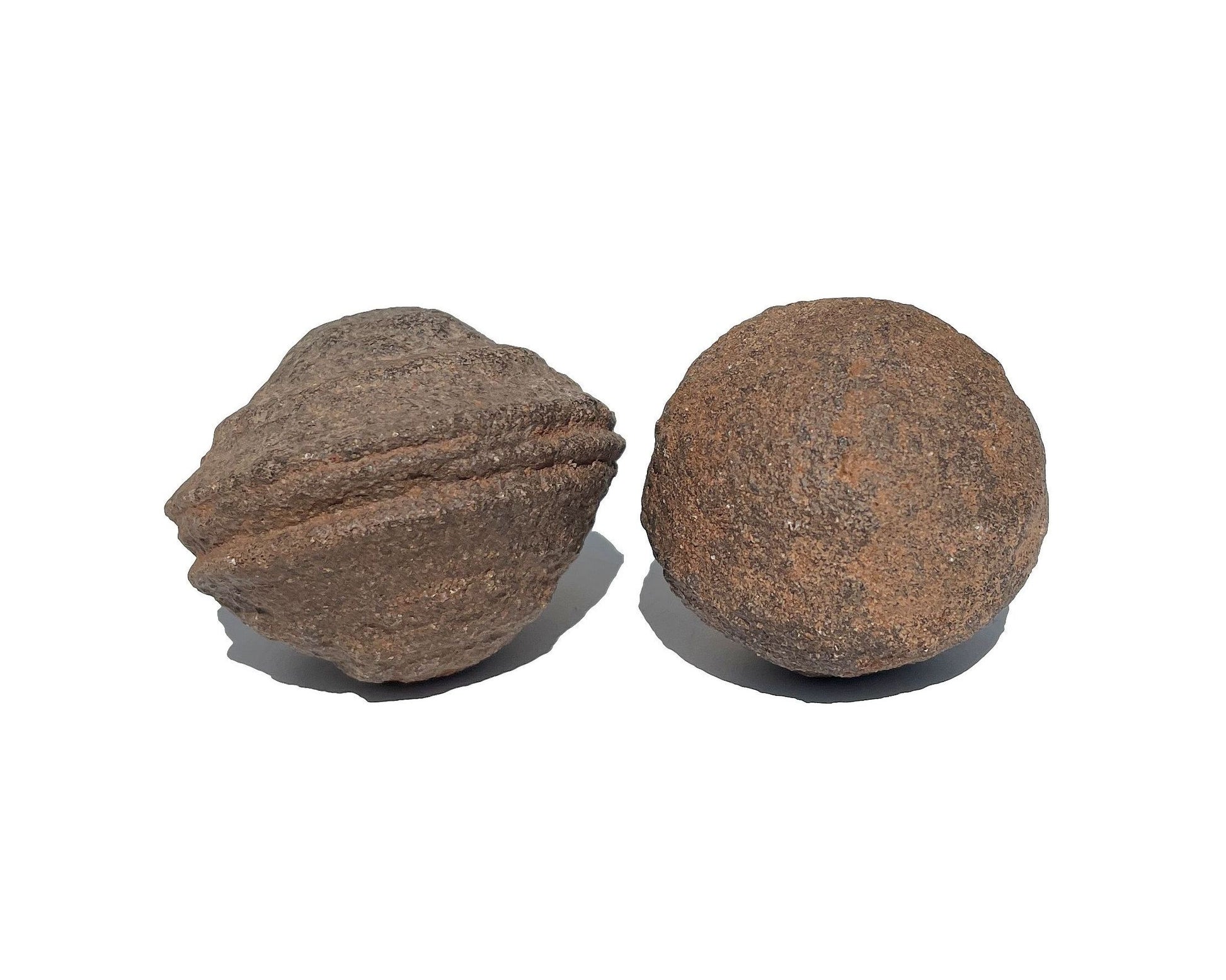Moqui Marbles Paar - Lebende Steine männlich & weiblich | Utah USA | inkl. Herkunftszertifikat