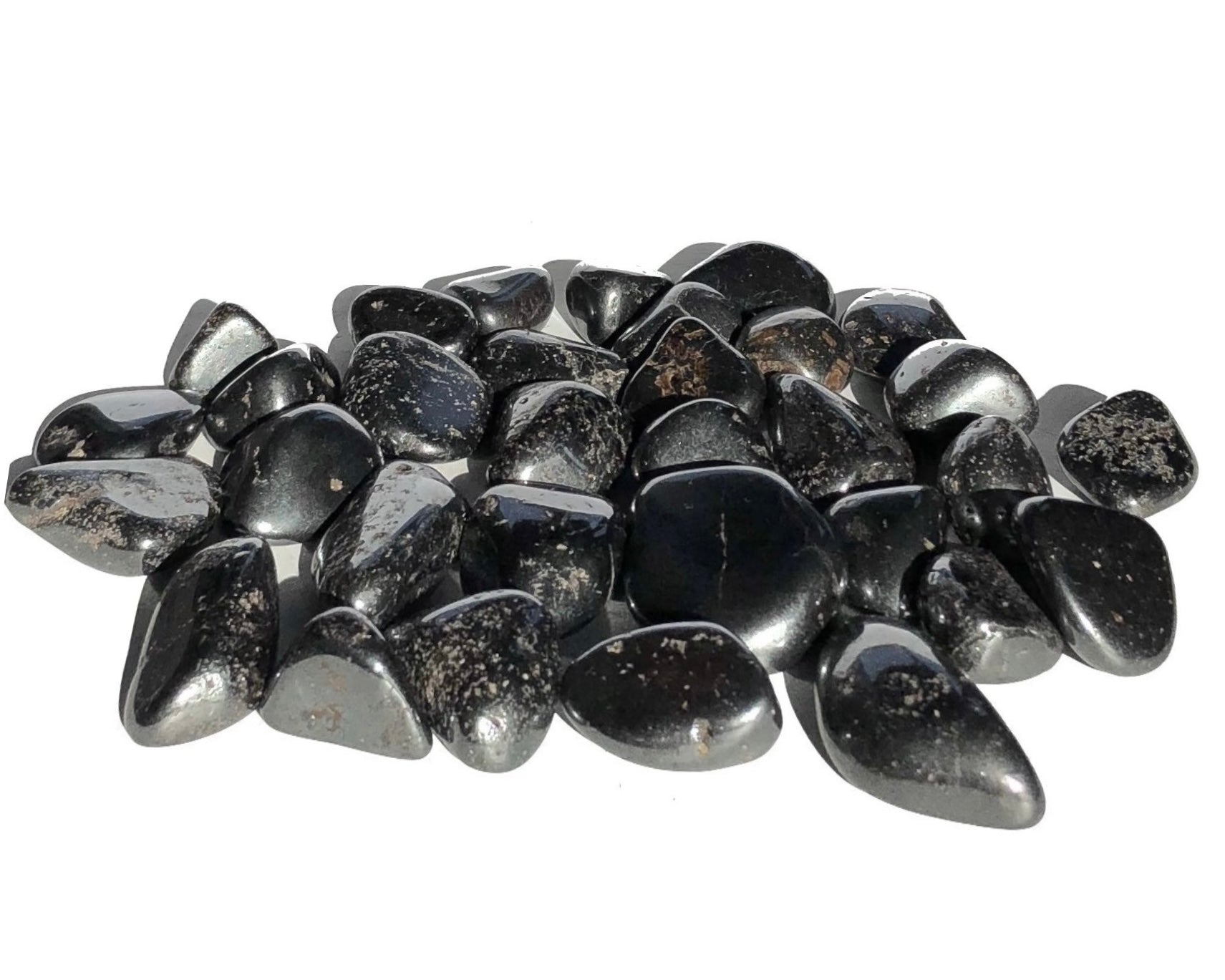 Magnetit Lodestone - Trommelsteine Magneteisenstein Eisenerz