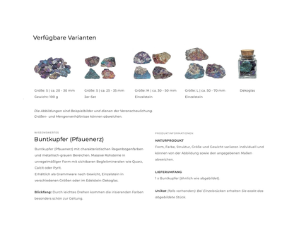 Buntkupfer: Informationen