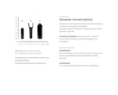 Informationen - Turmalin Spitzen