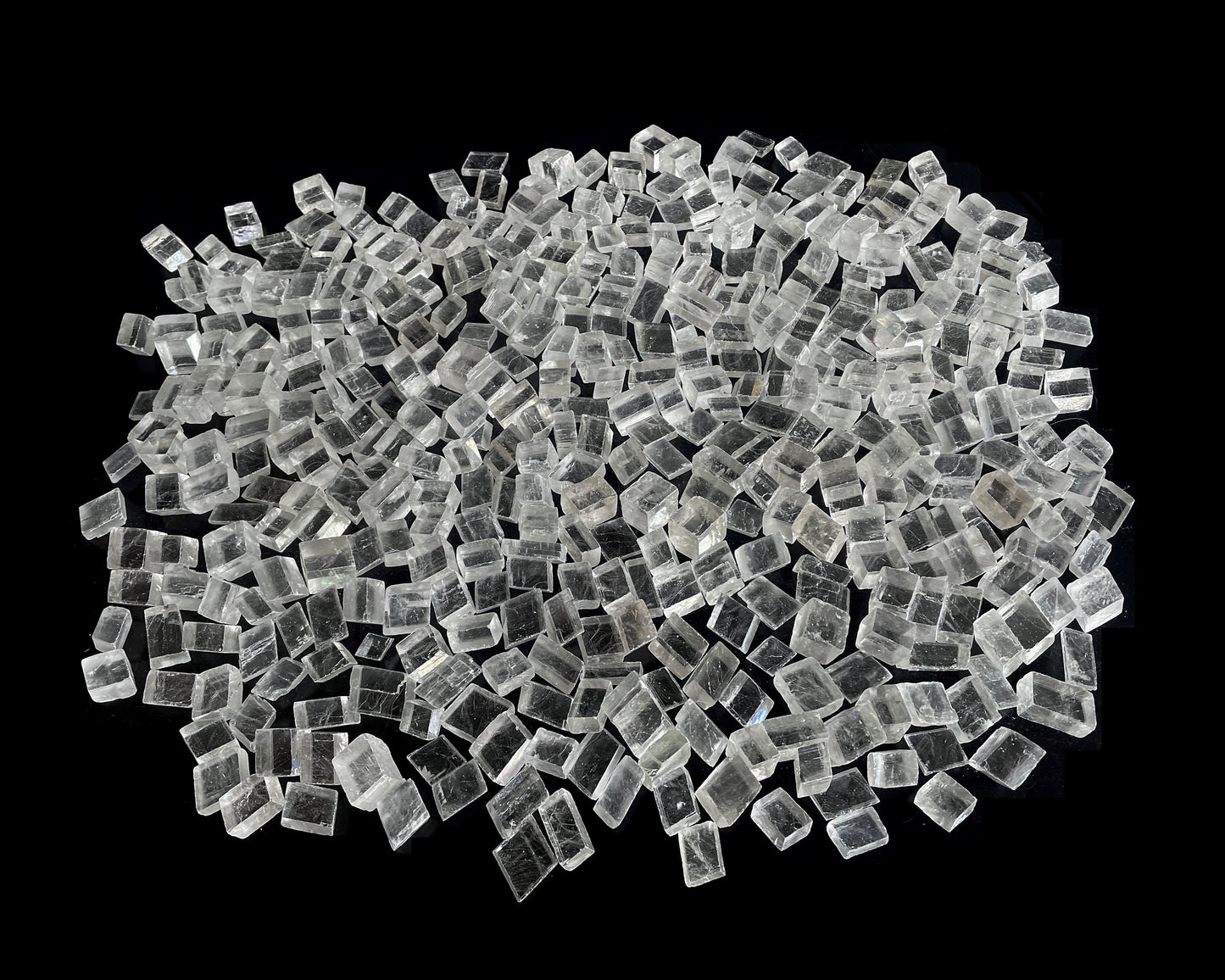 optischer Calcit natur 5-er-Set - viele