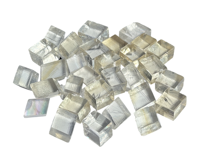 optischer Calcit - Doppelspat Islandspat »kristallklar« Rohstein natur I Gr. S