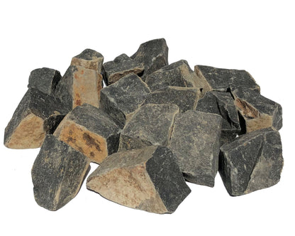Onyx schwarz Rohsteine - Wassersteine für Edelsteinwasser