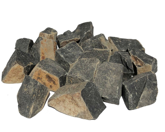Onyx schwarz Rohsteine - Wassersteine für Edelsteinwasser