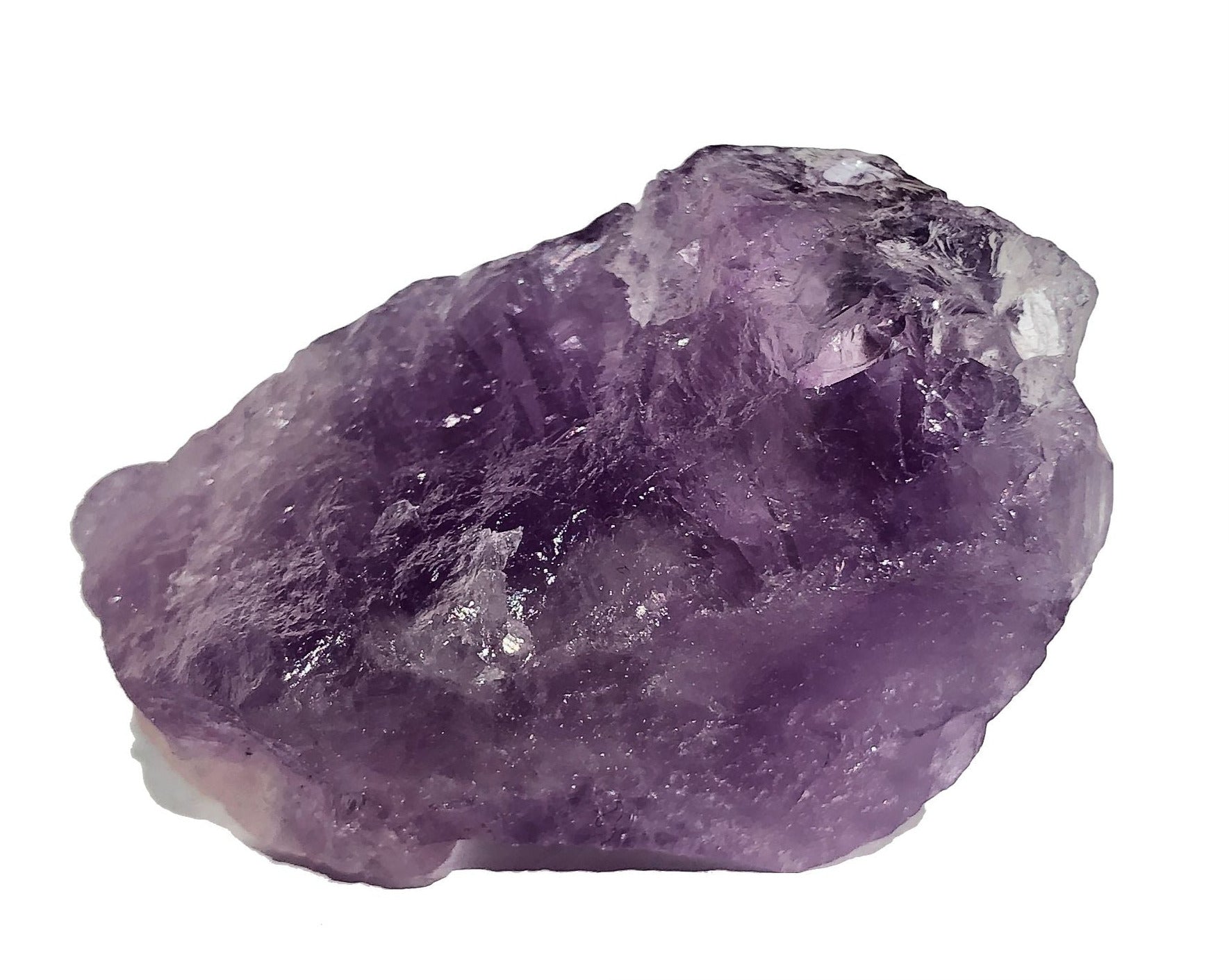 Amethyst - 2er-Set Rohsteine Wassersteine für Edelsteinwasser