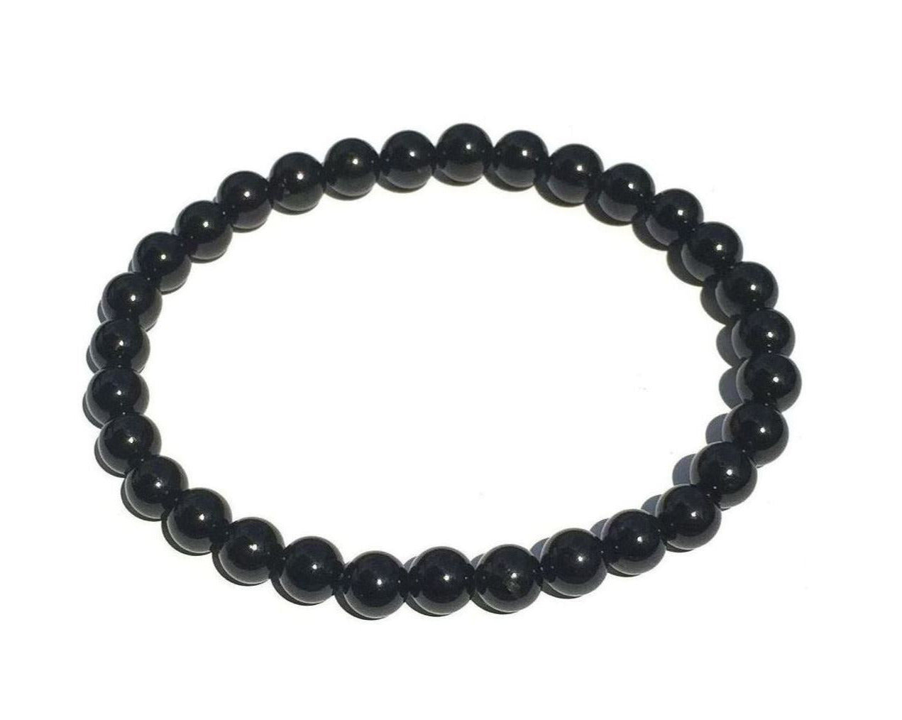 Onyx - Edelstein Armband mit Onyx Perlen Kugelarmband
