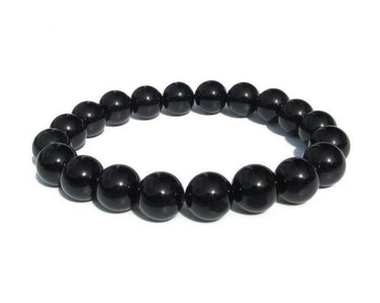 Onyx - Edelstein Armband mit Onyx Perlen Kugelarmband