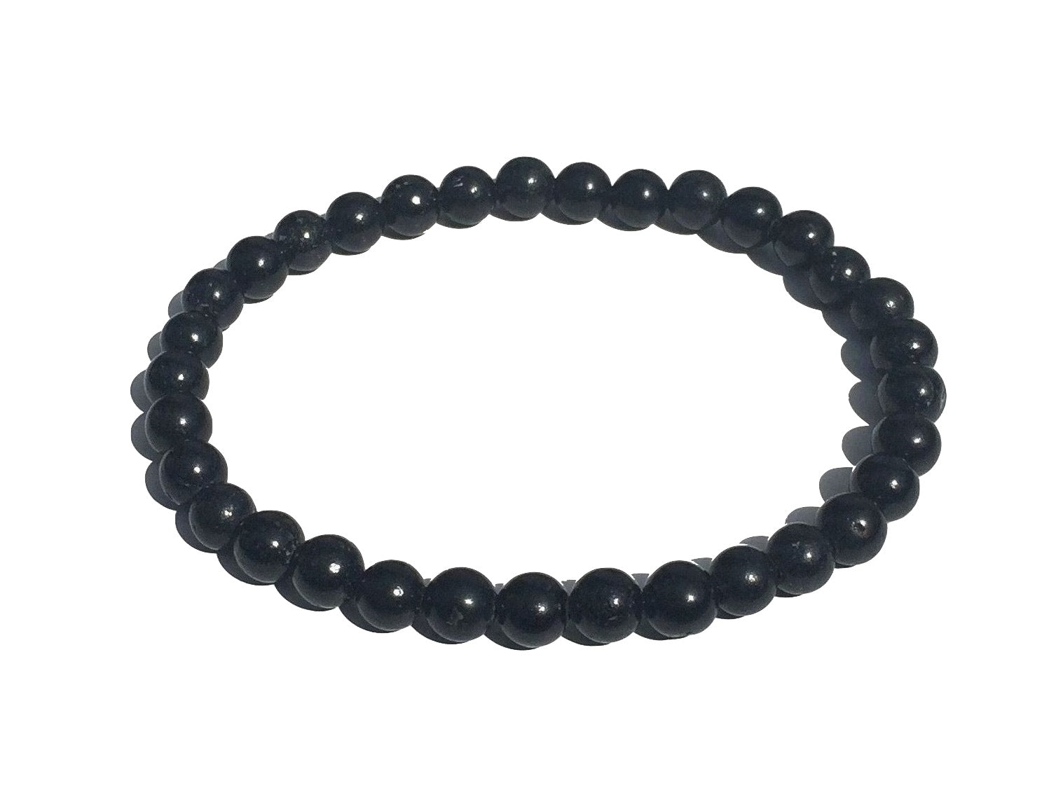 Onyx - Edelstein Armband mit Onyx Perlen Kugelarmband