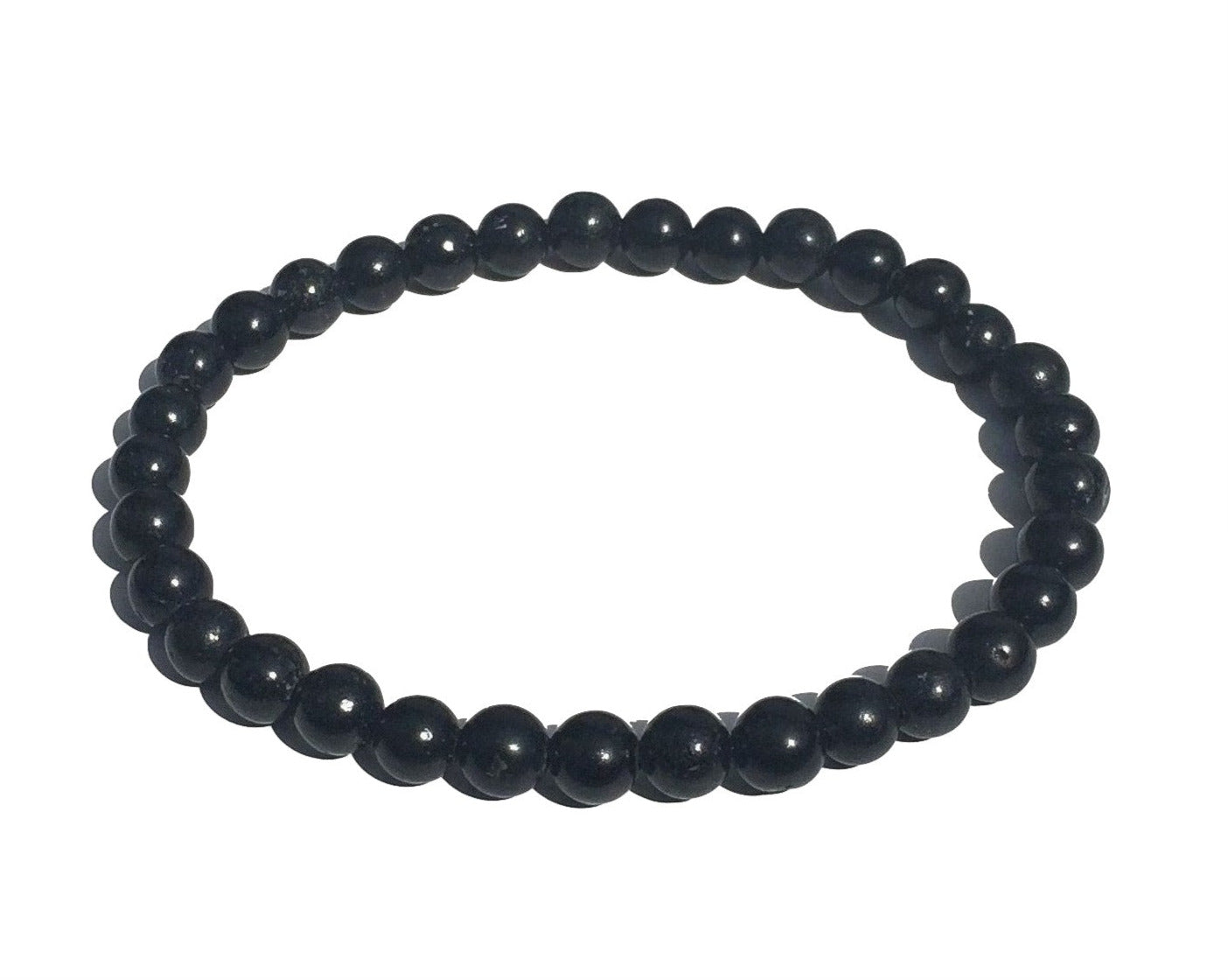 Onyx - Edelstein Armband mit Onyx Perlen Kugelarmband
