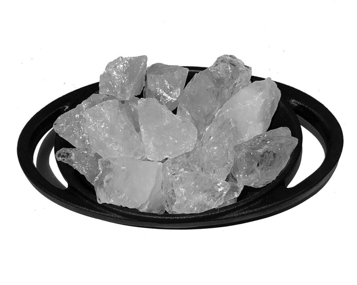 Bergkristall Wassersteine - 200 g Rohsteine für Edelsteinwasser - Zimmerbrunnen