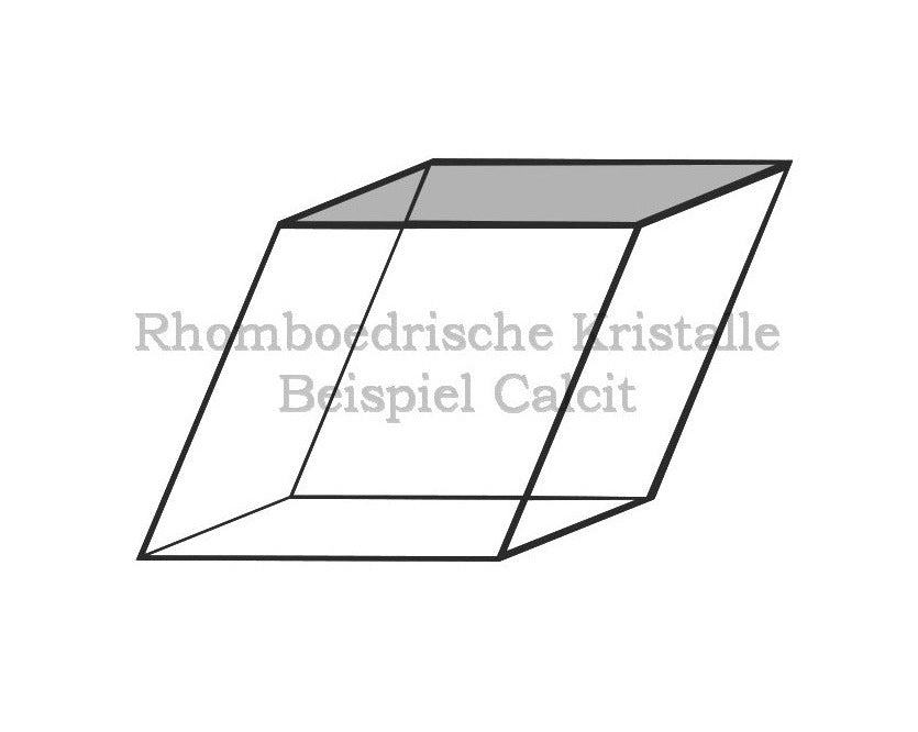 Doppelspat optischer Calcit Rhomboeder