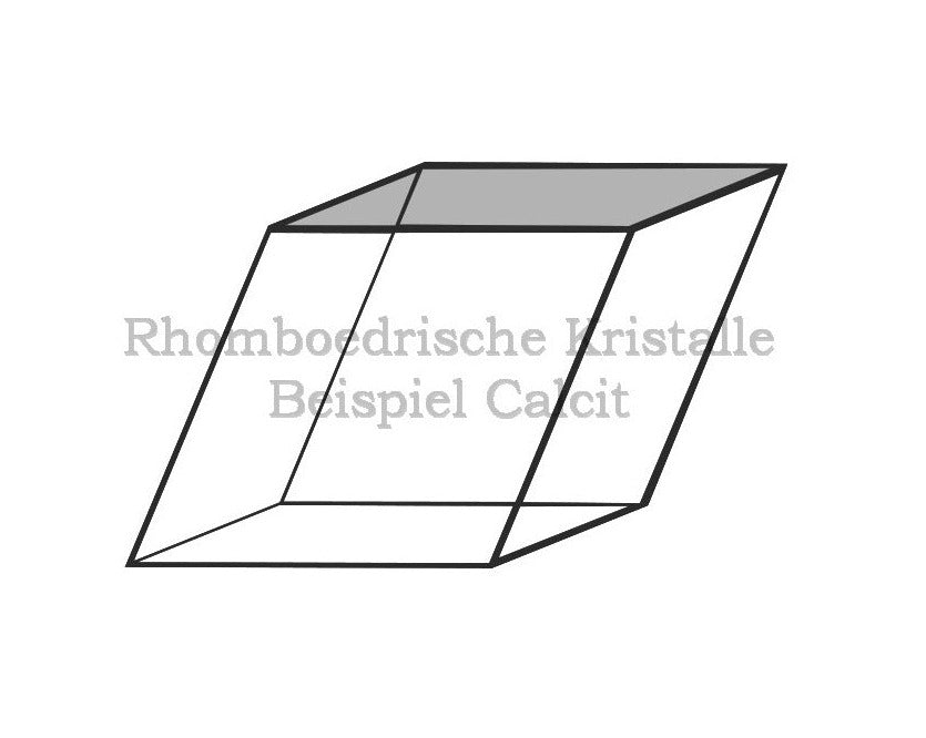 Doppelspat optischer Calcit Rhomboeder