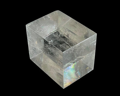 Doppelspat optischer Calcit Beispiel Doppelbrechung