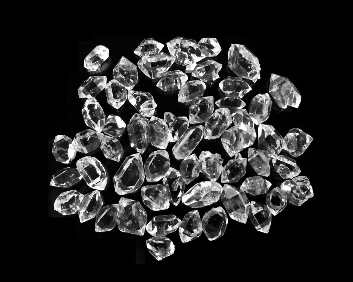 Herkimer Diamanten Bergkristall Doppelender Quarzkristalle