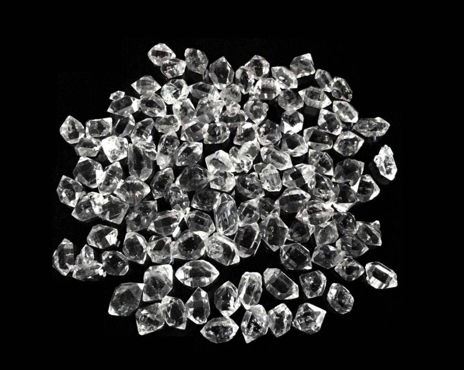 Herkimer Diamanten Bergkristall Doppelender Quarzkristalle