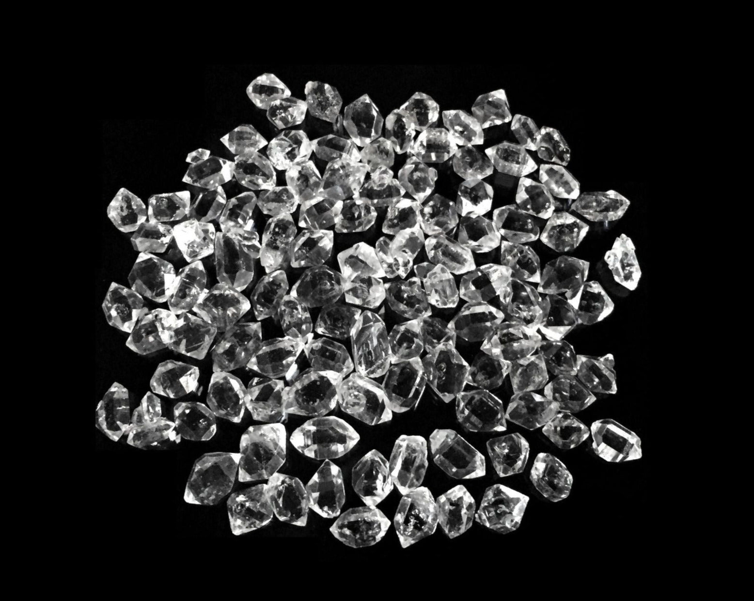 Herkimer Diamanten Bergkristall Doppelender Quarzkristalle