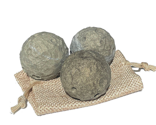 Moon Rock-Bojis© - Kugelpyrit »Energie des Feuers«