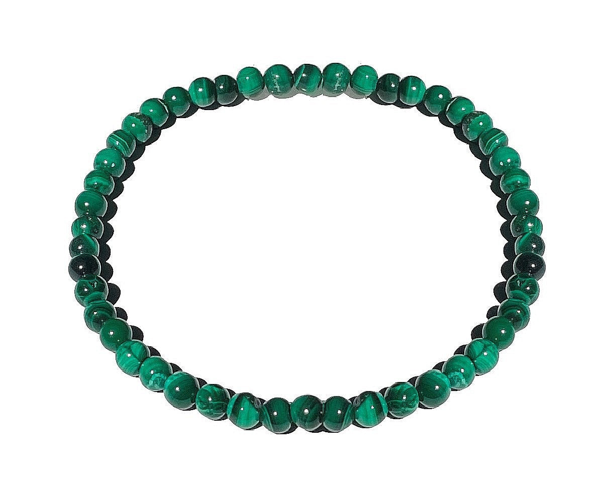 Malachit Armband - Kugelarmband mit Malachit Perlen