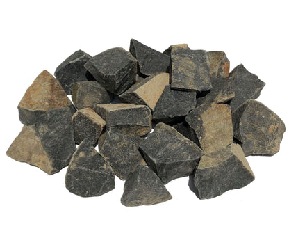 Onyx schwarz Rohsteine - Wassersteine für Edelsteinwasser