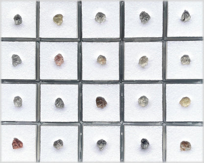 Rohdiamant - Diamantkristall natürlicher Diamant - Naturdiamant | 0,3 - 0,6 ct.
