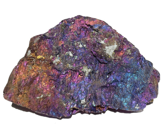 Buntkupfer Rohstein - Chalkopyrit Buntkupferkies - irisierende Farben