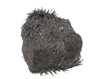 Magnetit Lodestone - Magneteisenstein mit Eisenspänen - Rohstein Eisenerz 