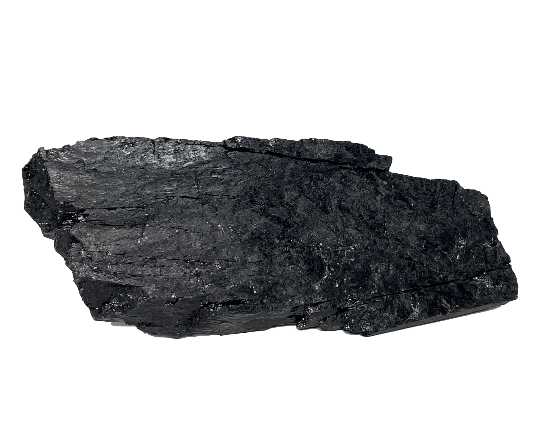 schwarzer Turmalin Schörl - Rohstein Wasserstein - Kristall natur
