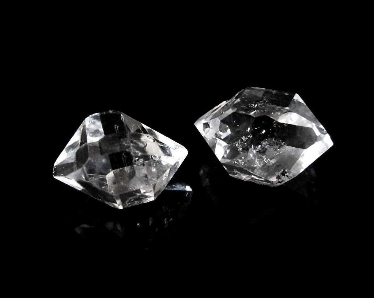 Herkimer Diamanten Bergkristall Doppelender Quarzkristalle
