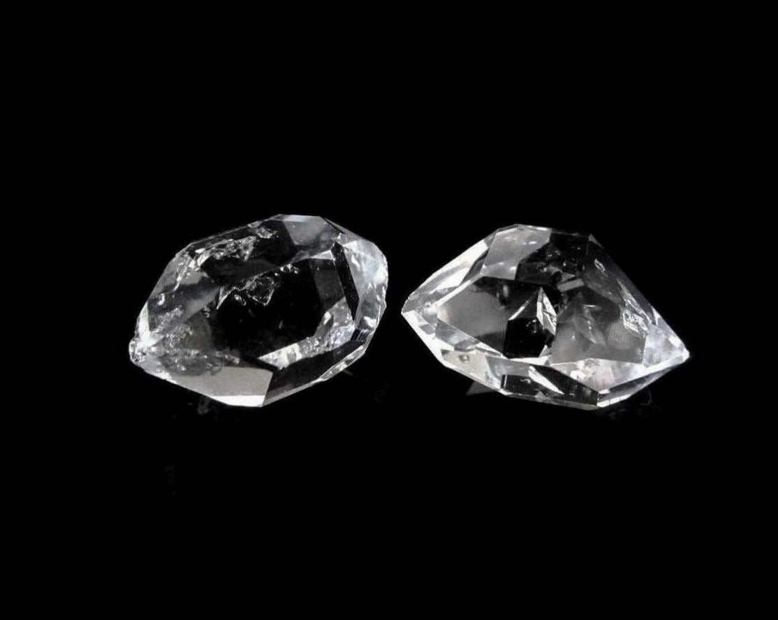 Herkimer Diamanten Bergkristall Doppelender Quarzkristalle