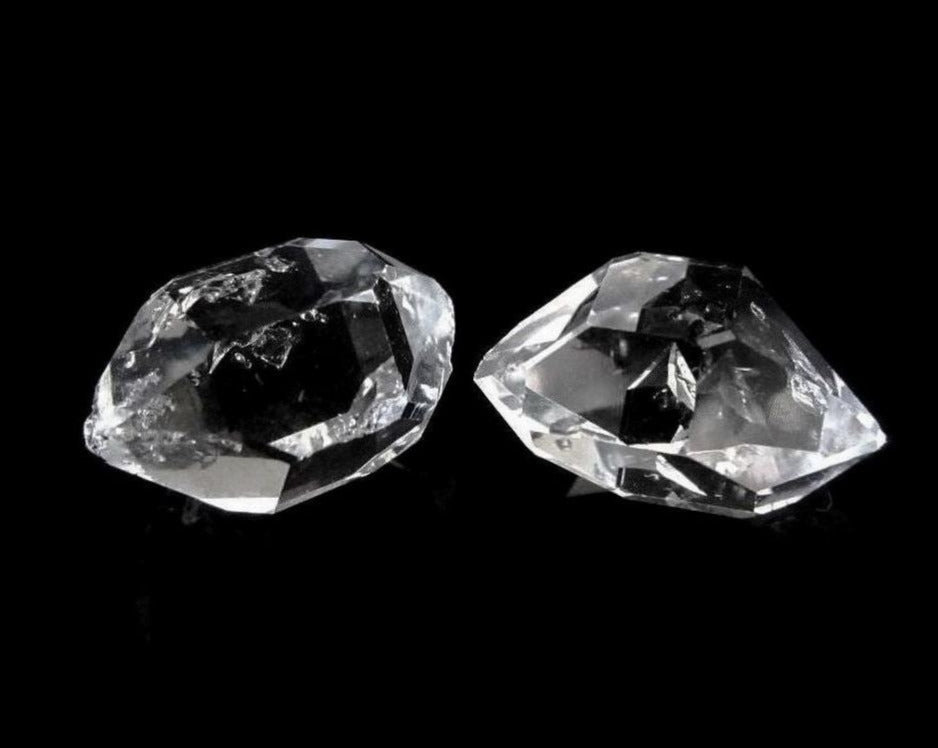 Herkimer Diamanten Bergkristall Doppelender Quarzkristalle