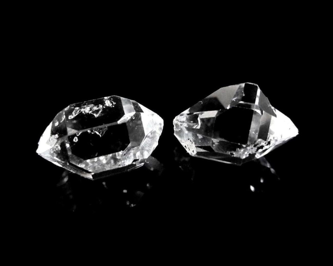 Herkimer Diamanten Bergkristall Doppelender Quarzkristalle