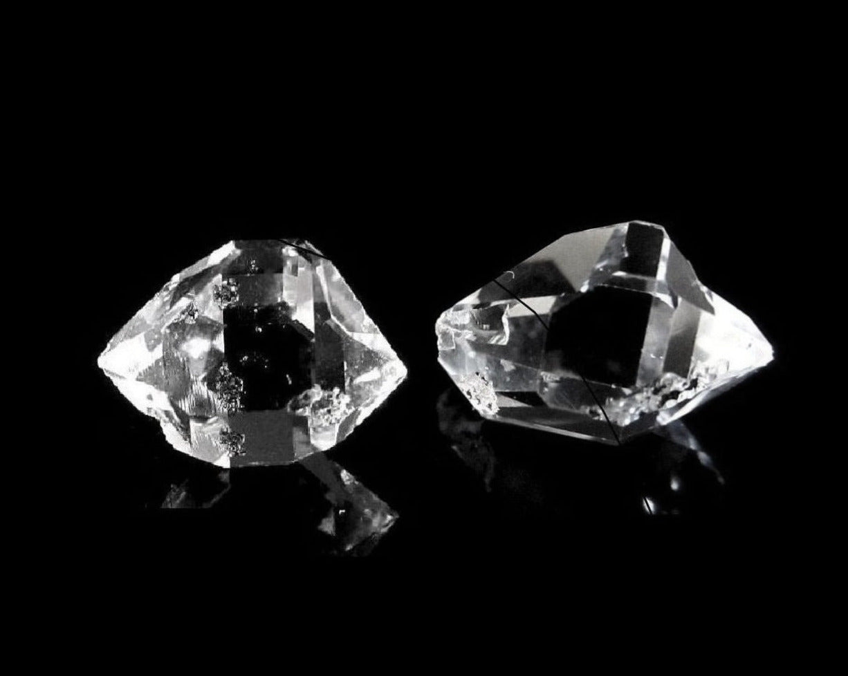 Herkimer Diamanten Bergkristall Doppelender Quarzkristalle