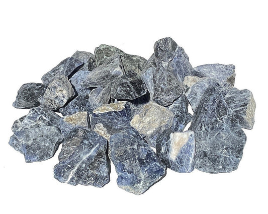 Sodalith Rohsteine - Wassersteine für Edelsteinwasser - Stein für klare Gedanken
