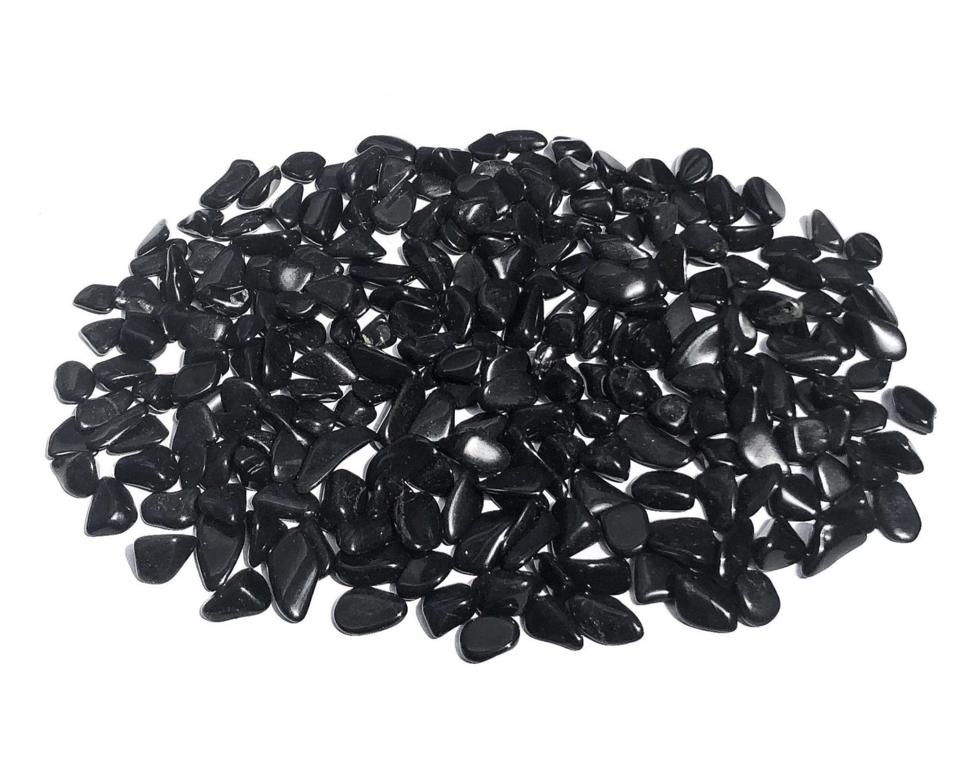 Onyx schwarz Trommelsteine - Edelsteine