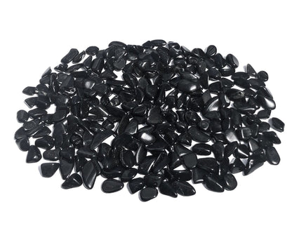 Onyx schwarz Trommelsteine - Edelsteine