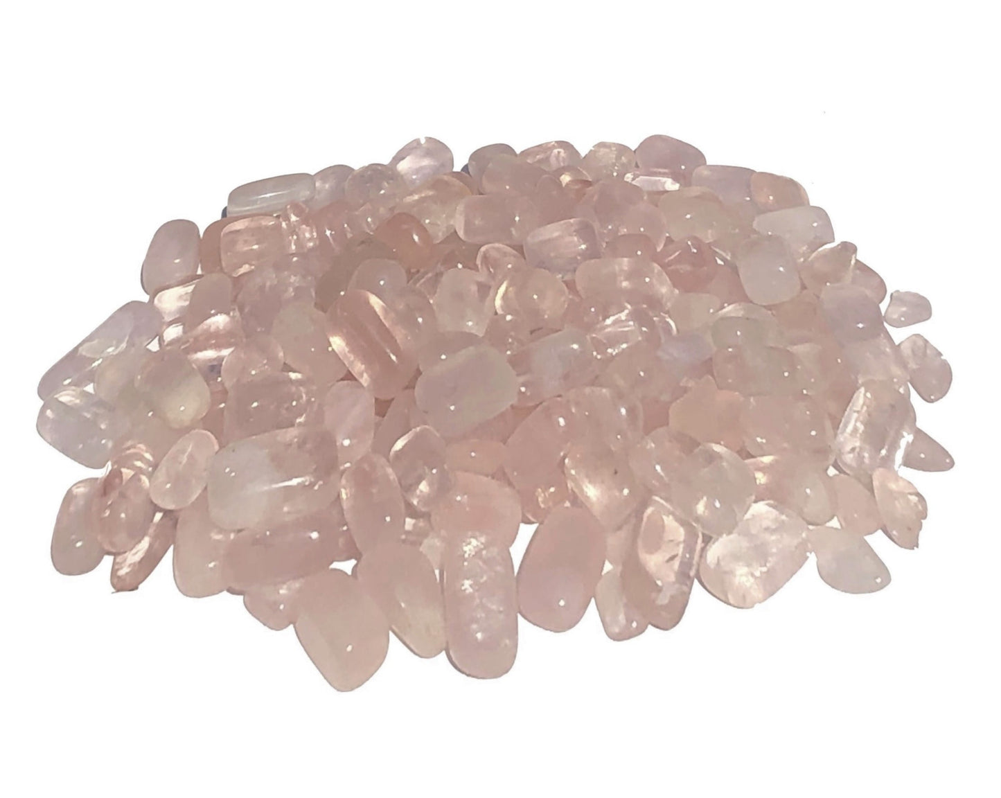 Rosenquarz - Trommelsteine Edelsteine Ladesteine - Ladesteine